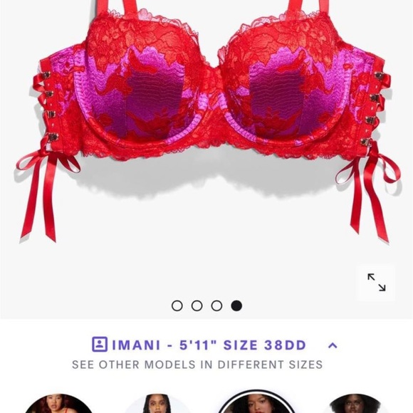 2 savage x fenty padded lace up one orange x pink, one pink x red. Size 40 C - Picture 2 of 3